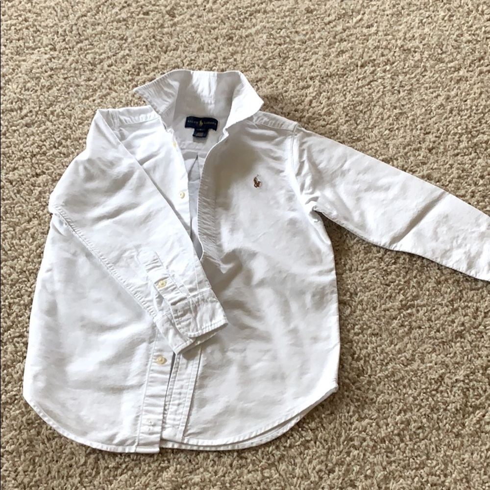 Boys Ralph Lauren L/S dress shirt size 6